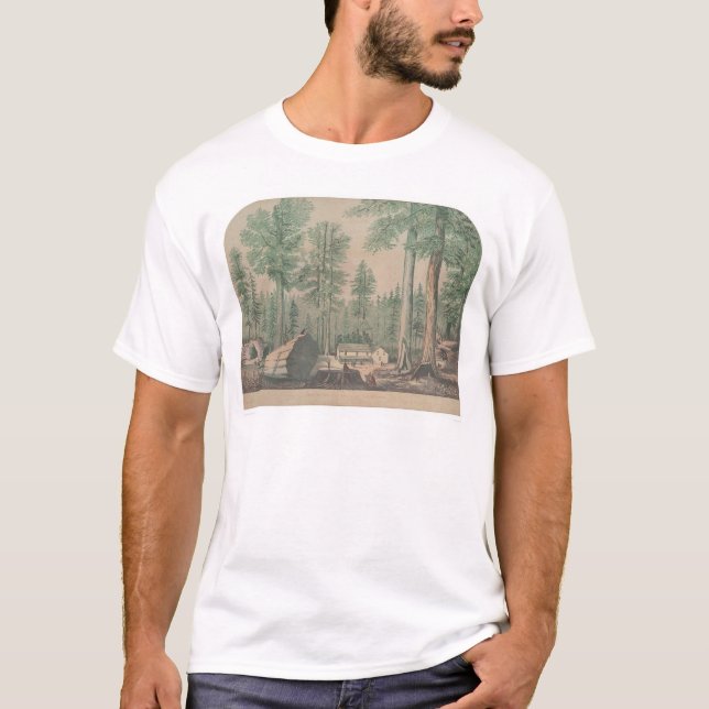 The Mammoth Trees of California (1191) T-Shirt (Front)