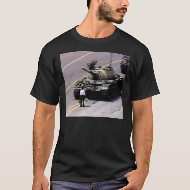 The man against the tank Classic T-Shirt (Front)