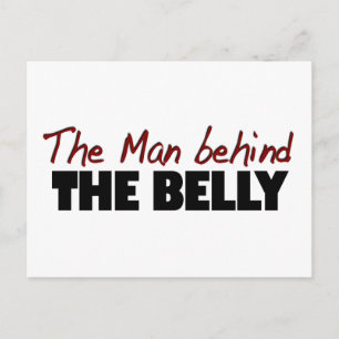 The Man Behind The Belly Postcard