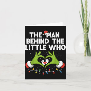 The Man Behind The Little Who Christmas Pregnancy  Card