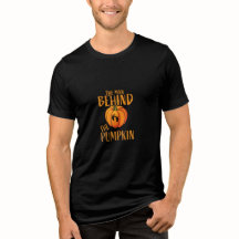 The Man Behind The Pumpkin Halloween T-shirt 