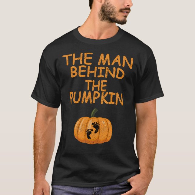 the man behind the pumpkin T-Shirt (Front)