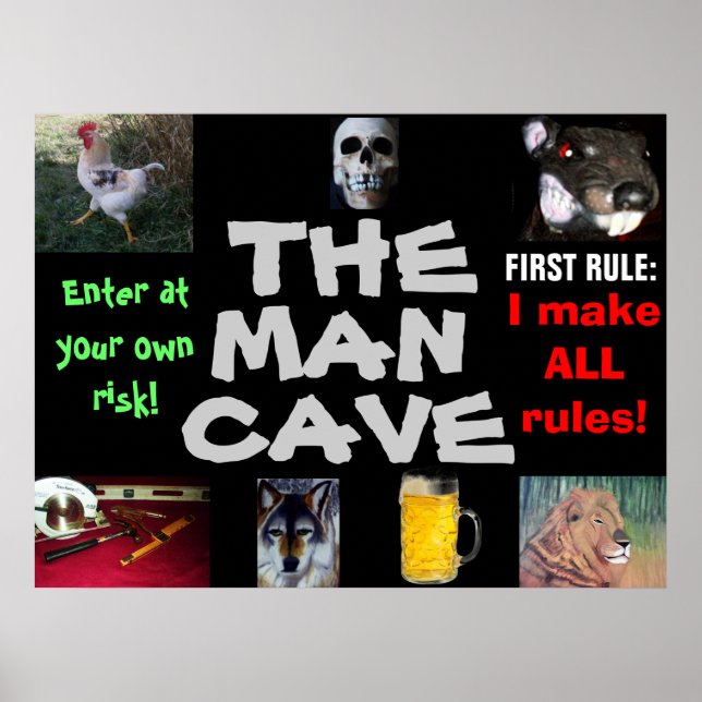 THE MAN CAVE poster (Front)