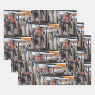 The Man Cave - Tools Tools Tools! All Occasion Wrapping Paper Sheets