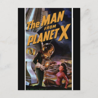 The Man fon Planet X Postcard