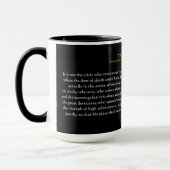 THE MAN IN THE ARENA Mug (Left)