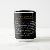 THE MAN IN THE ARENA Mug (Center)