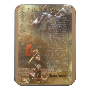 "the Man In The Arena" Theodore Roosevelt Poster Jigsaw Puzzle by Irisangel at Zazzle