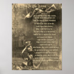 &quot;the Man In The Arena&quot; Theodore Roosevelt Sepia Poster at Zazzle