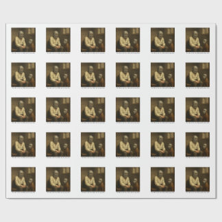 The Man in the Iron Mask and his dog, Bob. Wrapping Paper