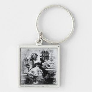 The Man in the Iron Mask in his Prison Keychain