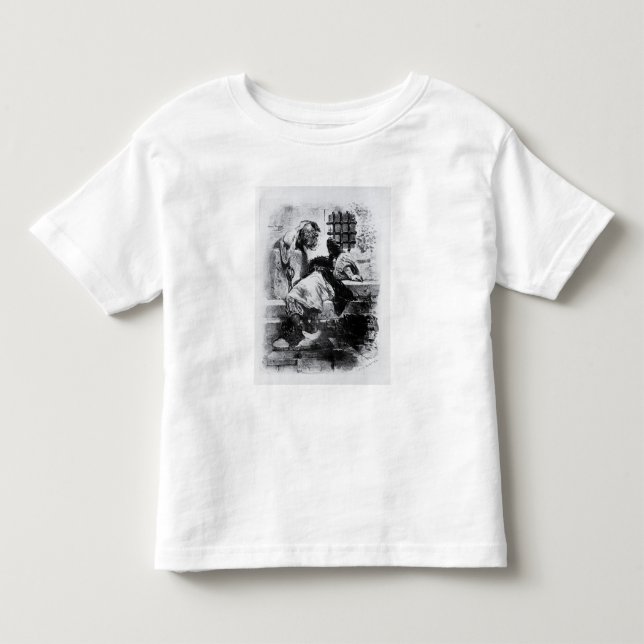 The Man in the Iron Mask in his Prison Toddler T-shirt (Front)