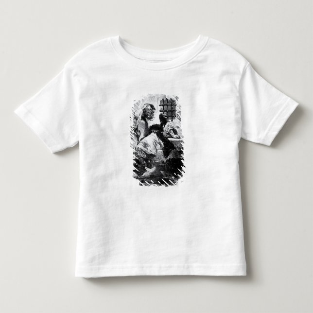 The Man in the Iron Mask in his Prison Toddler T-shirt (Front)