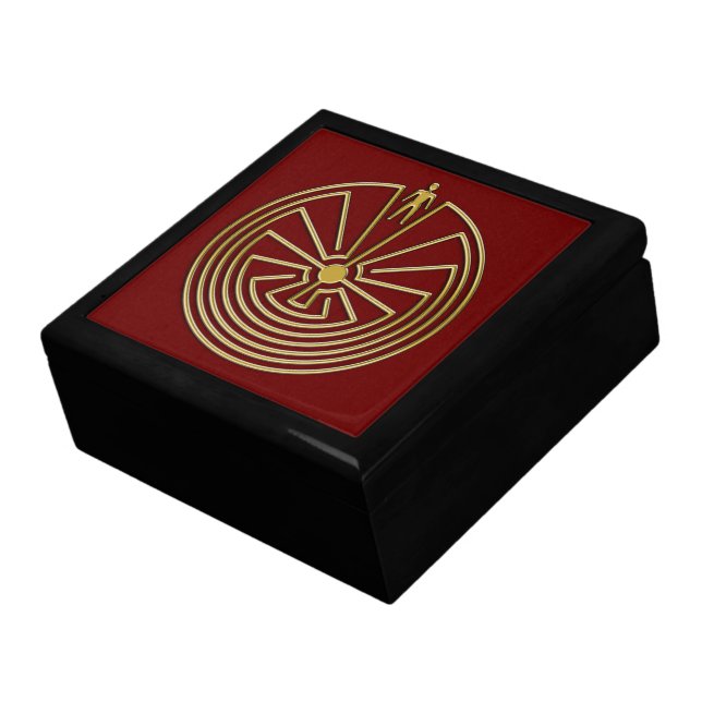 The Man in the Maze - gold Gift Box (Side)