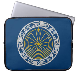 The Man in the Maze - Ornament gold silver Laptop Sleeve