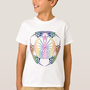 The Man in the Maze - Tribal Tattoo colored T-Shirt