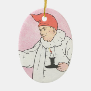 The Man in the Moon looked out of the moon Ceramic Ornament