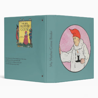 The Man in the Moon Mother Goose Nursery Rhyme 3 Ring Binder