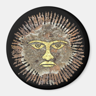 The Man in the Sun - Talking Canyons, New Mexico M Magnet