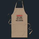 The man myth legend BBQ apron for grandpa<br><div class="desc">The man myth legend BBQ apron for grandpa. Cute gift idea for Fathers Day.</div>