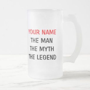 The man myth legend beer mug for 50th Birthday men