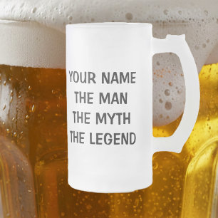 The man myth legend beer mug for 60th Birthday men