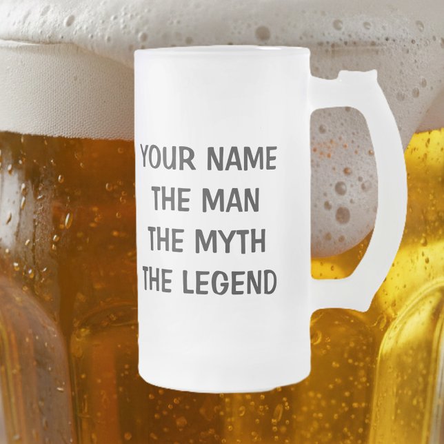 The man myth legend beer mug for 60th Birthday men (beer mug for Birthday)