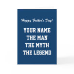 The man myth legend Father's day greeting card The man myth legend Father's day greeting card