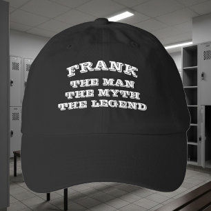 The man myth legend funny custom name black hat