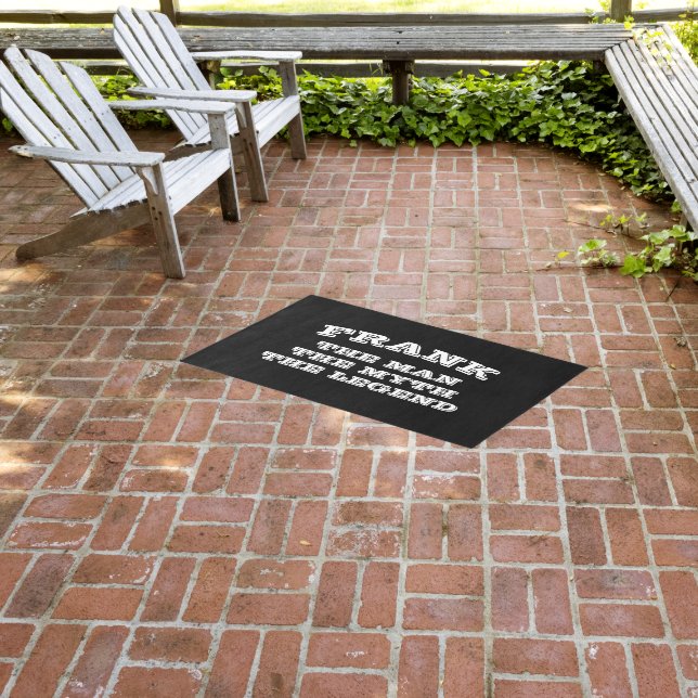 The man myth legend funny custom name outdoor rug (Insitu (Outdoor 3))