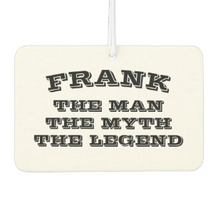 The man myth legend personalized car air freshener