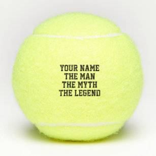 The man myth legend tennis balls gift set for him