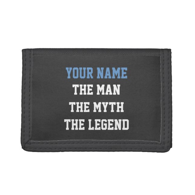 The man myth legend wallets for men | Personalize (Front)