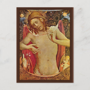 The Man Of Sorrows By Meister Francke (Best Qualit Postcard