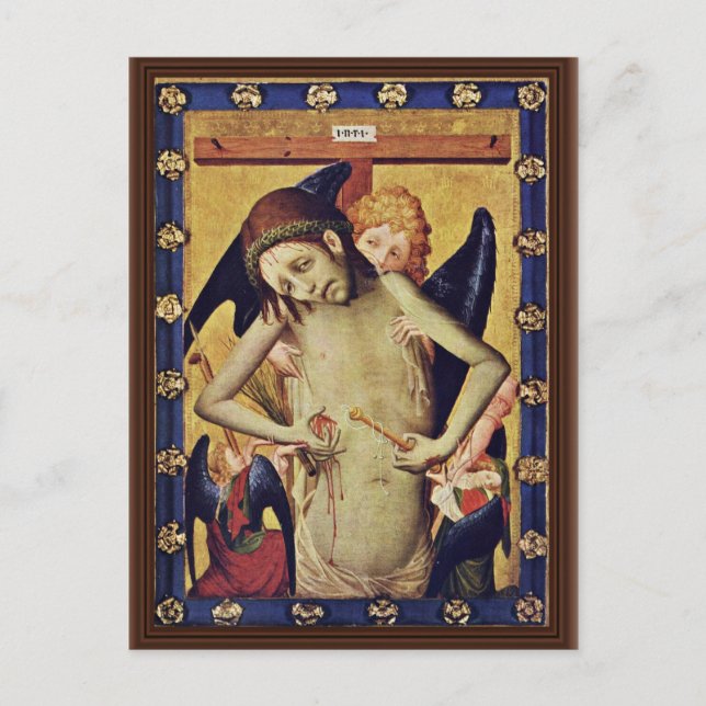 The Man Of Sorrows By Meister Francke (Best Qualit Postcard (Front)