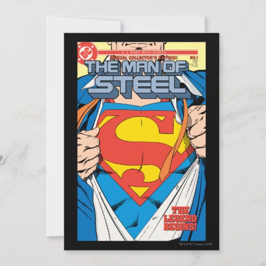 The Man of Steel #1 Collector's Edition (Front)