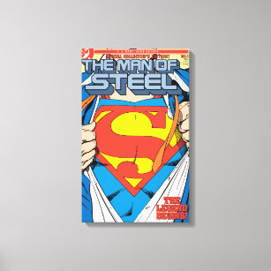 The Man of Steel #1 Collector's Edition Canvas Print