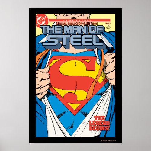 The Man of Steel 1 Collectors Edition Poster
