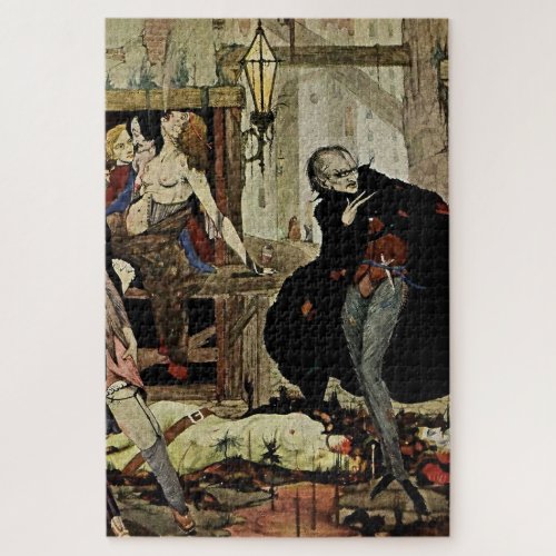 The Man of the Crowd by Harry Clarke Jigsaw Puzzle