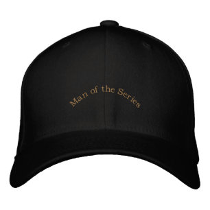 The Man of the Series-Hat in Black Color Wear Embroidered Baseball Cap