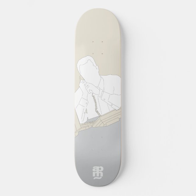 The Man Skateboard Deck (Front)