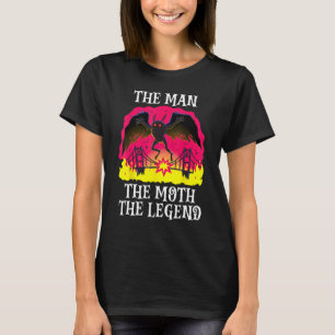 The Man The Moth The Legend Mothman Folklore Creep T-Shirt
