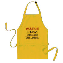 The man the myth the legend aprons for men The man the myth the legend aprons for men