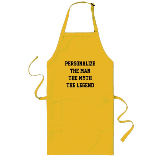 The man the myth the legend BBQ aprons for man (Front)