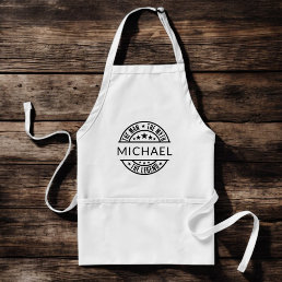 The Man The Myth The Legend Custom Name Adult Apron