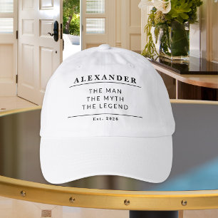 The Man The Myth The Legend Custom Name Est Year Hat
