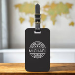 The Man The Myth The Legend Custom Name Luggage Tag<br><div class="desc">ravel in legendary style with the custom 'The Man, The Myth, The Legend' luggage tag! Personalize it with their name for a fun and unique travel accessory that stands out on any journey. Crafted from durable materials, this luggage tag is designed to withstand the rigors of travel while showcasing their...</div>