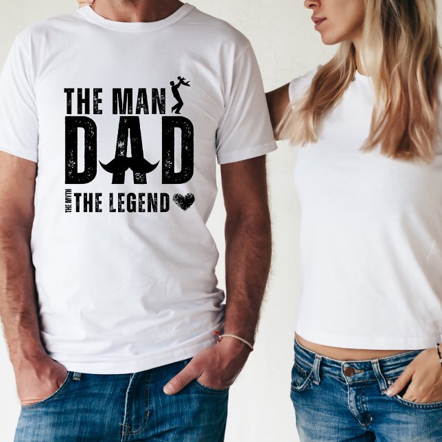 The Man The Myth The Legend DAD Cool Father's Day T-Shirt (Creator Uploaded)