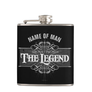The Man, The Myth, The Legend Flask