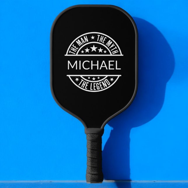 The Man The Myth The Legend Funny Custom Name  Pickleball Paddle (Creator Uploaded)